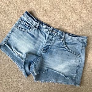 Free People Distressed Denim Short